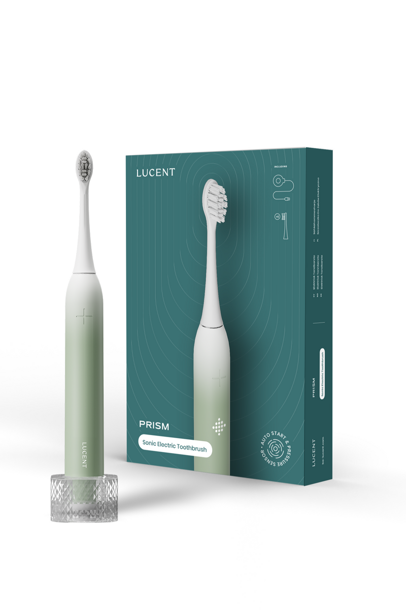 Lucent Prism Smart Sonic eltandborste i mintgrön förpackning